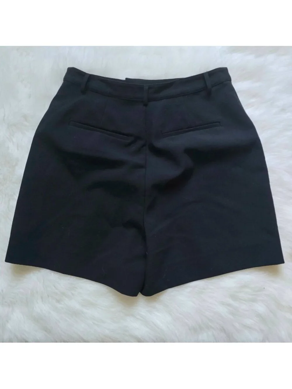 Good American Black The Summer Boss Culottes Dress Shorts size 6